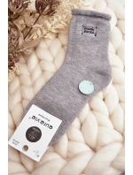 Dámské Hrubeé Ponožky Šedé