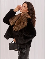 Bunda MBM KR 25 75.00P černá a béžová Bunda MBM KR 25 75.00P černá a béžová