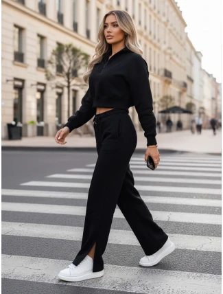 Dámská tepláková souprava MARINO černá FashionStreet AY0976