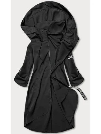 Tenký černý asymetrický dámský přehoz přes oblečení (B8117-1) Tenký černý asymetrický dámský přehoz přes oblečení (B8117-1)