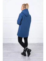 Zateplená mikina s kapucí z džínoviny Zateplená mikina s kapucí z džínoviny