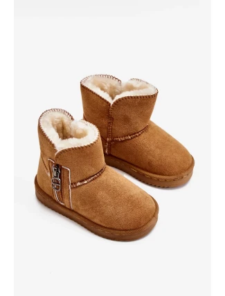 Dětské nazouvací zateplené sněhule Camel Catellie