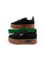 Puma Mayze dámské sportovní boty Sneakers platform black fashion leather dámské