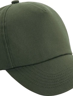 Beechfield B 25 5 panelová kšiltovka "Authentic" 53.0025 olive green