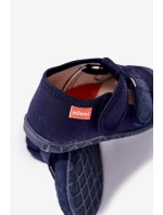 Dětské Pantofle Milami Na Suchý Zip Tmavě Modré Reathiana