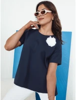 BINDA dámské tričko námořnická modrá FashionStreet RY2485 BINDA dámské tričko námořnická modrá FashionStreet RY2485