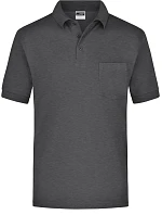 Daiber JN 26 Piqué polo s náprsní kapsou 02.0026 anthracite melange