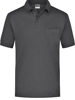 Daiber JN 26 Piqué polo s náprsní kapsou 02.0026 anthracite melange