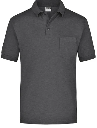 Daiber JN 26 Piqué polo s náprsní kapsou 02.0026 anthracite melange