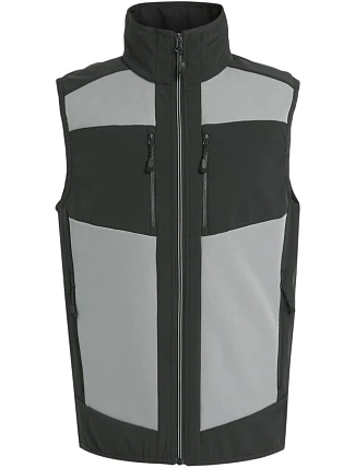 Regatta TRA 907 2-vrstvá softshellová vesta "E-volve" 36.A907 mineral grey/ash