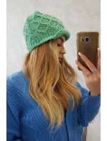 Roma Bis fleecová čepice K235 mint Roma Bis fleecová čepice K235 mint