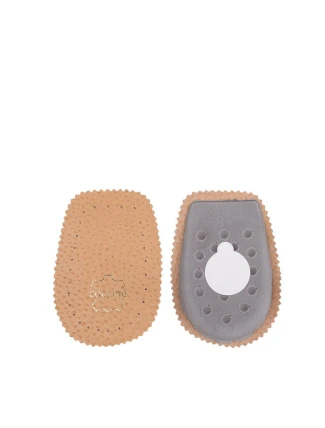 Coccine Latex Leather Heel Beige