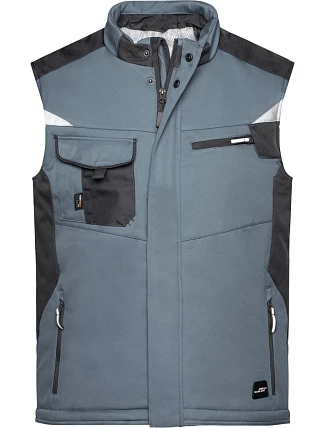 Daiber JN 825 Pracovní zimní softshellová vesta - Strong 02.0825 carbon/black Daiber JN 825 Pracovní zimní softshellová vesta - Strong 02.0825 carbon/black