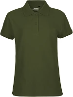 Neutral O 22980 Dámské piqué polo z bio bavlny 77.2280 military