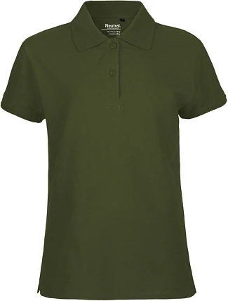 Neutral O 22980 Dámské piqué polo z bio bavlny 77.2280 military