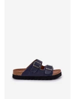 Lehké Pánské Pantofle S Přezkami Eko Kůže Big Star NN174530 Granátové Lehké Pánské Pantofle S Přezkami Eko Kůže Big Star NN174530 Granátové