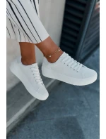 Dámské Plátěné Tenisky Na Platformě Big Star RR274463 Bílé