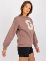 Mikina EM BL 617/G.11 hnědá Mikina EM BL 617/G.11 hnědá