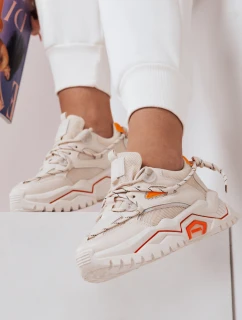 Dámské béžové tenisky ORIS FashionStreet ZY0098