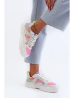 Dámské tenisky Big Star NN274359 s paměťovou pěnou systému Memory Foam v multifunkčním vzoru