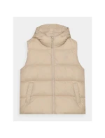 Dámská prošívaná mikina s kapucí bez rukávů 4F 4FWAW24TVJAF141-83S