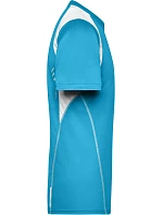 Daiber JN 397 Pánské běžecké tričko 02.0397 turquoise/white Daiber JN 397 Pánské běžecké tričko 02.0397 turquoise/white