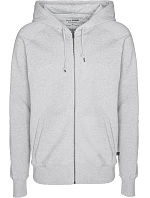 Pure Waste HJUB Unisex mikina s kapucí 74.HJUB grey melange