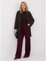 Kabát IT EN 20238.23 tmavě hnědý Kabát IT EN 20238.23 tmavě hnědý