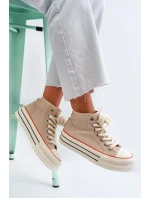 Dámské Tenisky na platformě Béžové Aineri