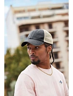 Beechfield B 672 6 panelová kšiltovka Vintage Trucker 53.0672 vintage black/stone Beechfield B 672 6 panelová kšiltovka Vintage Trucker 53.0672 vintage black/stone