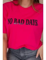 Bavlněná halenka No Bad Days fuchsie