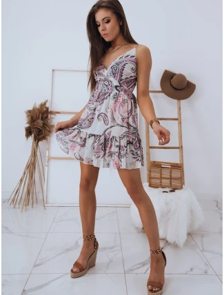 MADI ecru šaty FashionStreet EY1533