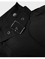 Dámská tenká bunda s větrovým límcem Goodlookin černá (P3-6302-1)