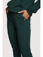 BeWear Kalhoty B243 Tmavě zelená