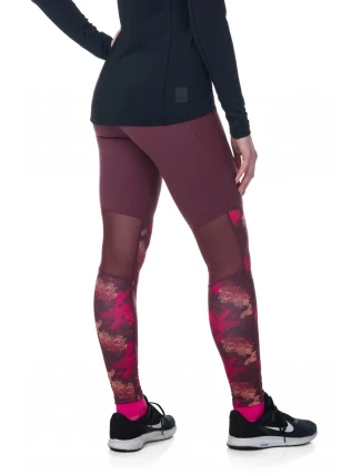 Dámské legíny Ligano-w tmavě červená - Kilpi Dámské legíny Ligano-w tmavě červená - Kilpi