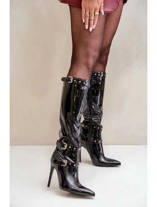 Kozačky na podpatku model 203520 Step in style Kozačky na podpatku model 203520 Step in style