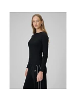 Dámský žebrovaný úplet slim fit s dlouhým rukávem 4F 4FRAW25TLONF656-20S dámské Dámský žebrovaný úplet slim fit s dlouhým rukávem 4F 4FRAW25TLONF656-20S dámské