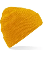 Beechfield B 50N Pletená čepice z bio bavlny 53.0050 mustard Beechfield B 50N Pletená čepice z bio bavlny 53.0050 mustard