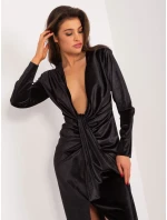 LK SK 509552 šaty.16X černá LK SK 509552 šaty.16X černá