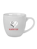 Personalizovaný keramický hrníček 400 ml - Dvě místa, jedno srdce Personalizovaný keramický hrníček 400 ml - Dvě místa, jedno srdce