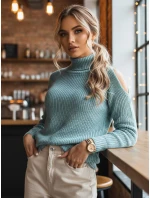 Dámský svetr ARIEL zelený FashionStreet MY1699