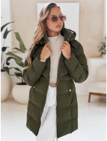 Dámská zimní bunda s kapucí GABRIELLE zelená FashionStreet TY4364