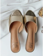 DORIMI dámské zlaté žabky FashionStreet ZY0974