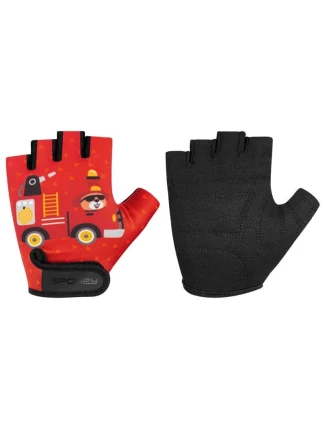 Cyklistické rukavice Spokey Fun RD Jr XS SPK-941020 Cyklistické rukavice Spokey Fun RD Jr XS SPK-941020
