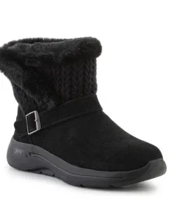 Skechers Go Walk Arch Fit Boot True Embrace W 144422-BBK dámské boty