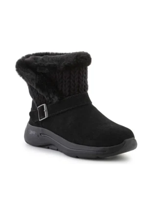 Skechers Go Walk Arch Fit Boot True Embrace W 144422-BBK dámské boty Skechers Go Walk Arch Fit Boot True Embrace W 144422-BBK dámské boty