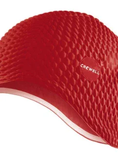 Crowell Java bublinková plavecká čepice červená barva 2