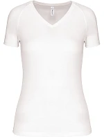 Kariban ProAct PA 477 Dámské sportovní tričko s výstřihem do V 20.P477 white Kariban ProAct PA 477 Dámské sportovní tričko s výstřihem do V 20.P477 white
