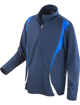 Spiro S 178X Tréninkový top s "1/4" zip s dlouhým rukávem 29.178X navy/royal/white Spiro S 178X Tréninkový top s "1/4" zip s dlouhým rukávem 29.178X navy/royal/white