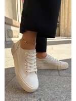 Dámské Textilní Tenisky Big Star RR274407 Béžové